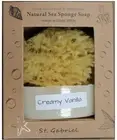 Creamy Vanilla Natural Sea Sponge & Goats Milk Soap