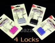 12 x Luggage Padlock WIRE Travel 3 Digits Combination Pad Lock