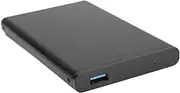 POENVFPO USB3.0 2.5 -inch 2.5 -inch . Aluminum Alloy Hard Drive with a . Aluminum Alloy Case with LED, Mouth and Reading Indicator for The SSD Hard Drive from 7 to 9, Mm (Black)