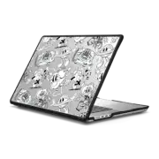 MacBook Pro 16-inch (M1 - M4) Impact Case Sticker-Book B&W by Made By Nelson
