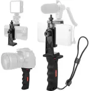 Phone Vlogging Holder,Cell Phone Camera Handle Grip Stabilizer,Ergonomic Phon...
