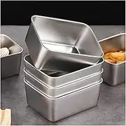 Stainless Steel Food Storage Serving Tray Fruits Cake Bread Storage Containers Rectangle Plates Home Kitchen Supplies /24