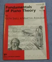 Piano Book Keith Snell Fundamentals Of Piano Theory Preparatory Level New