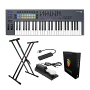 Novation FLkey 49-Key MIDI Keyboard Controller with FL Studio 20 Bundle