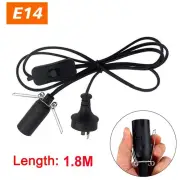 E27 E14 Cable Cord AU Plug Pendant Lamps Lights Bulb Holder Socket Base & Switch