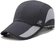 [JIAHG] Unisex Quick-Drying Baseball Cap, Fashionable Casual Breathable Mesh Sports Cap, Lightweight Foldable Outdoor Sports Cap, Sun Hat, Running Hat, Summer Hat for Men and Women