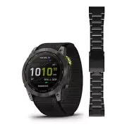 Garmin 010-02754-00 Enduro 2 Smartwatch + Titanium Strap Bundle Running Watch