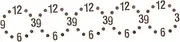 Sosoport 5 Sets Mechanism Clock Numbers DIY Wall Clock Parts Wood Numerals for Replacement for Home Decor and DIY Projects