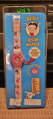 Vintage Betty Boop Watch 1995 NOS Magic Changing Cover New Sealed Digital King