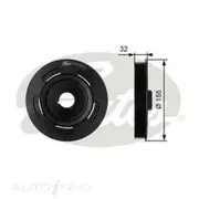 Gates Crankshaft Pulley - TVD1023