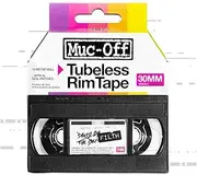 Muc-Off Tubeless Rim Tape, 30mm - Adhesive Rim Tape Tyre Liner for Tubeless Tyres - Tubeless Kit with 10m Roll of Bike Tape for MTB/Road/Gravel Bikes, Pink