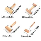 Wooden Rolling Pin Non Stick Pastry Pizza Pie Dumpling Dough Roller With Handle