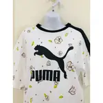 正品PUMA 花卉LOGO短袖上衣