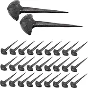 Horseshoe Tools for Farriers 50pcs Iron Horseshoe Nails Horse Training Nail Set Enhance Hoof Stability