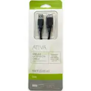 Ativa USB 2.0 Extension Cable, 10’, Black