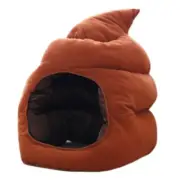 Cartoon Shit Shape Plush Hat Funny Headgear Party Dress Up Photo Props