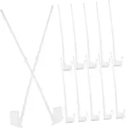 ORFOFE 12pcs Flagpole Stand Truck Flag Holder Car Logo Window Clip Vehicle Window Flag Racks Flag Frames Window Clip for Car Flag Car Window Flagpoles Flag Bracket for Car Flag Poles