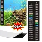 Fahrenheit & Celsius Thermometer Temperature Gauge Stickers Aquarium fish tank