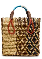 Sensi Studio Canasta Mexicana Straw Basket bag - Beige ONE SIZE