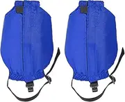 [uxcell] Leg Gaiters, Waterproof Shoe Covers Hiking Gaiters Adjustable Snow Boot Gaiter for Hiking, Walking, Climbing, Blue