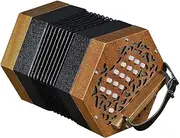 Professional Concertina Accordion, Hand Piano Accordion Music Instrument, With Carrying Bag, Adjustable Hand Strap, Musical Instrument For Adults Beginners
