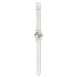 【SWATCH】LADY 原創 手錶 瑞士錶 SILVER GLISTAR TOO 銀色星沙-25MM LK343E