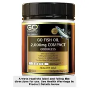 GO Healthy Fish Oil 2000Mg Compact Odourless 230 Capsules