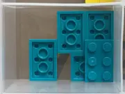 LEGO Parts - Dark Turquoise Plate 2 x 3 - No 3021 - QTY 5