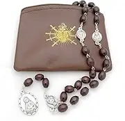 Seven Sorrows of Mary Wooden Beads Rosary Chaplet