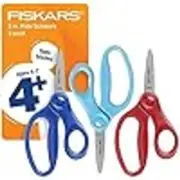 Fiskars 5" Pointed-Tip Scissors for Kids 4-7 (3-Pack) - Scissors for School or C