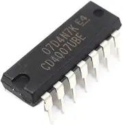 10pcs/lot CD4007UBE DIP14 CD4007 DIP CD4007BE DIP-14 CD4007U and IC