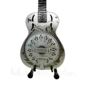 Miniature Guitar MARK KNOPFLER with free stand. DIRE STRAITS. Brothers in Arms