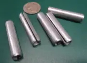 Zinc Plate Steel Slotted Roll Spring Pin, 5/16" Dia x 1 1/2" Length, 50 pcs