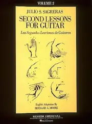 First Lesson for Guitar Vol 2 Classical Beginner Lessons Julio Sagreras Book