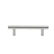 Ikonic 128mm Brushed Nickel Cupboard T-Handle - 10 Pack