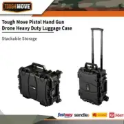 Tough Move Pistol Hand Gun Drone Heavy Duty Luggage Case - Stackable Storage