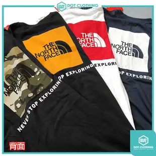 DOT聚點 The North Face TNF 短T 大方塊 大方框 北臉 綠迷彩 黑 白紅 黑橘 短袖 熱銷款