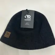 Outdoor Research Whiskey Peak Beanie Black Unisex OS. 100% Boiled Lambswool.NWT