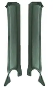 OER Dark Green Urethane Pillar Post Molding Set For 1969 Firebird Convertibles