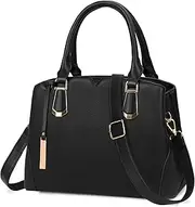 [Lubardy] Top-Handle Handbags Women PU Leather Purses for Women Designer Handbag Waterproof Shoulder Purse Crossbody Ladies