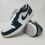 Nike Air Jordan 1 Low SE Shoes Oxidized Green White FQ7687-300 Men's Size 10.5