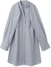 [SNIDEL] SWFO234109 Women's Two-Way Shirt Mini Dress