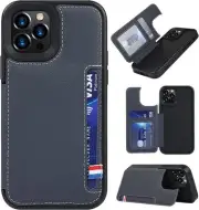 Wallet Case for iPhone 12 Pro Max with Card Slots Holder Stand for Men Women