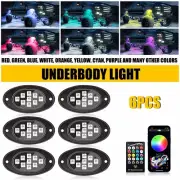 AUXITO RGB LED Under Car Underglow Underbody System Neon Light Kit Waterproof