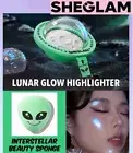 Sheglam LUNAR GLOW Highlighter + INTERSTELLAR Beauty Sponge Cosmic Come Up