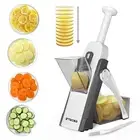 Mandoline Slicer/Veggie Slicer for Kitchen & Safe Vegetable Slicer & Adjustab...