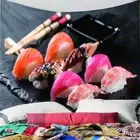 Delicious Rice Ball 3D Wall Hang Cloth Tapestry Fabric Decorations Decor
