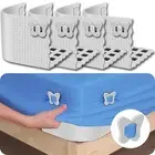 Bed Sheet Holder for Corner,Fitted Sheet Straps Keep Firm&Tight in Place,Shee...