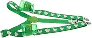 [JEWEDECO] Irish Day Straps Suspenders Irish Party Decorations Patrick Costume Patricks Day Accessories for Women Fireman Suspenders for Men Green Cloth