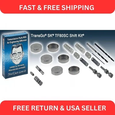 TransGo Transmission Shift Kit SKTF80SC Solenoid Repair Kit SAAB AWF21 TF80